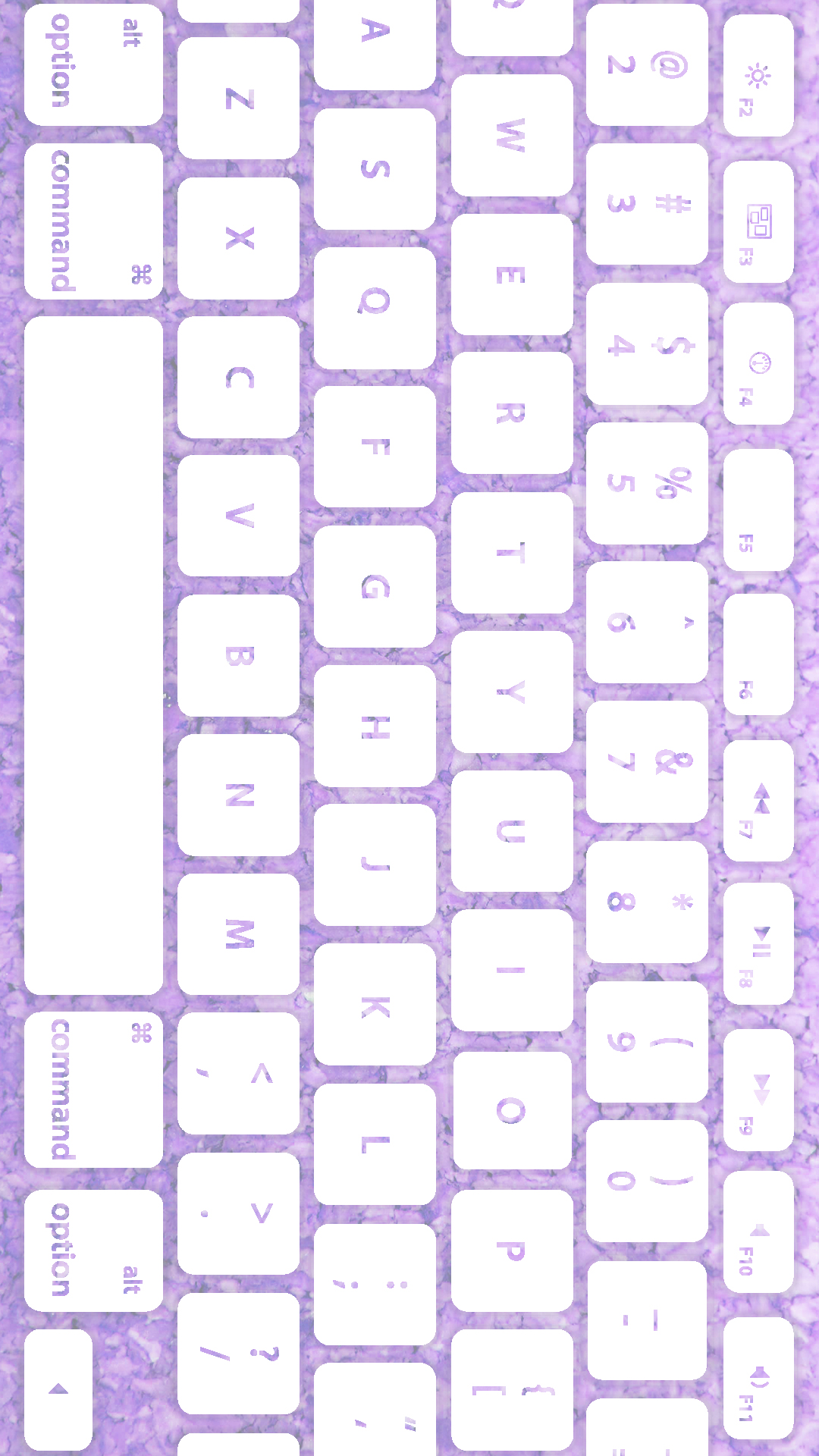 キーボード紫白 Wallpaper Sc Iphone8plus壁紙