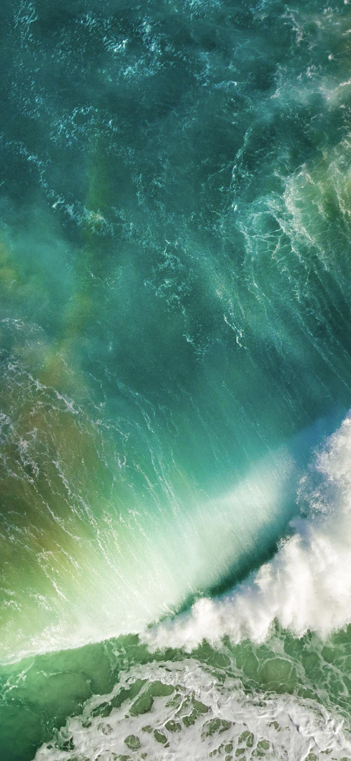 Ios10 Sea Wave Blue Wallpapersc Iphonexs