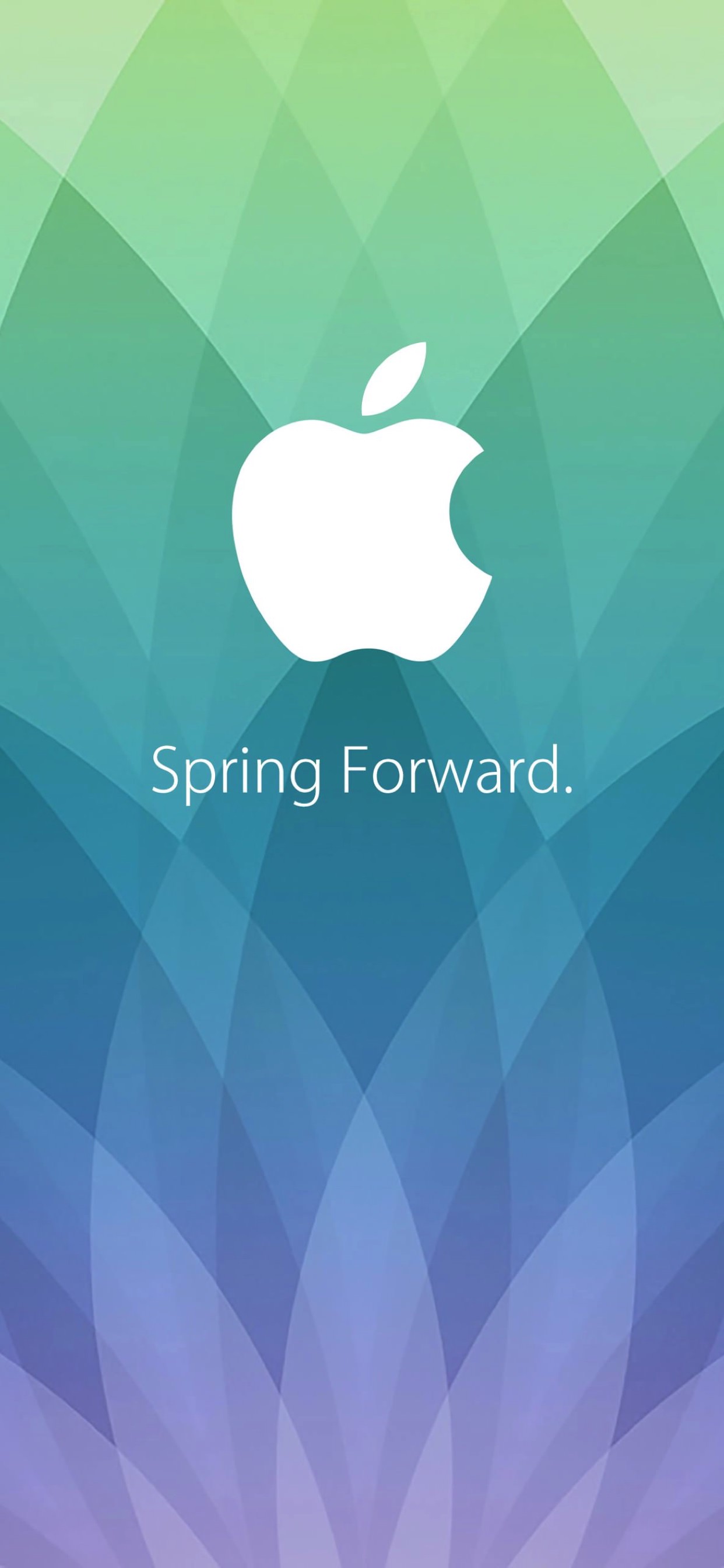 Appleロゴ春イベント緑青紫 Spring Forward Wallpaper Sc Iphone Xs Max壁紙