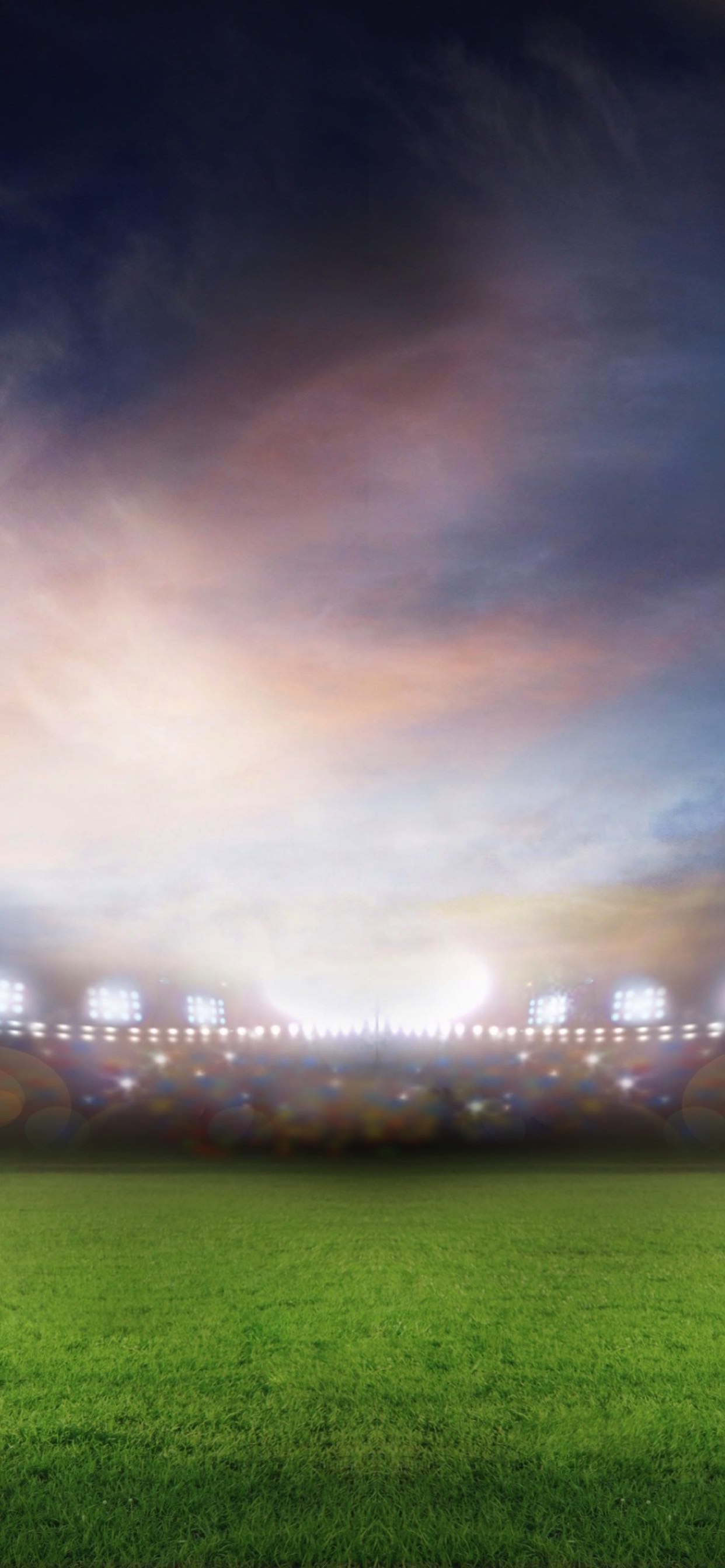 Landscape Stadium green | wallpaper.sc iPhone XS Max